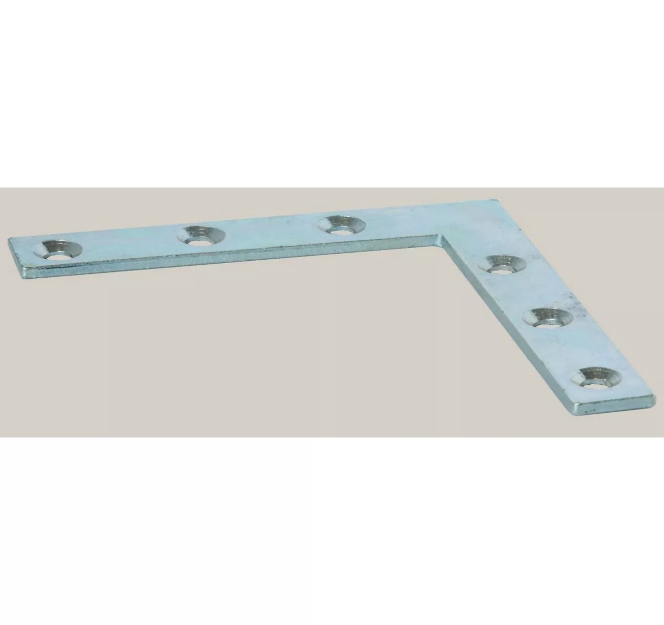 Corner Plate BZP 76mm - 4pk