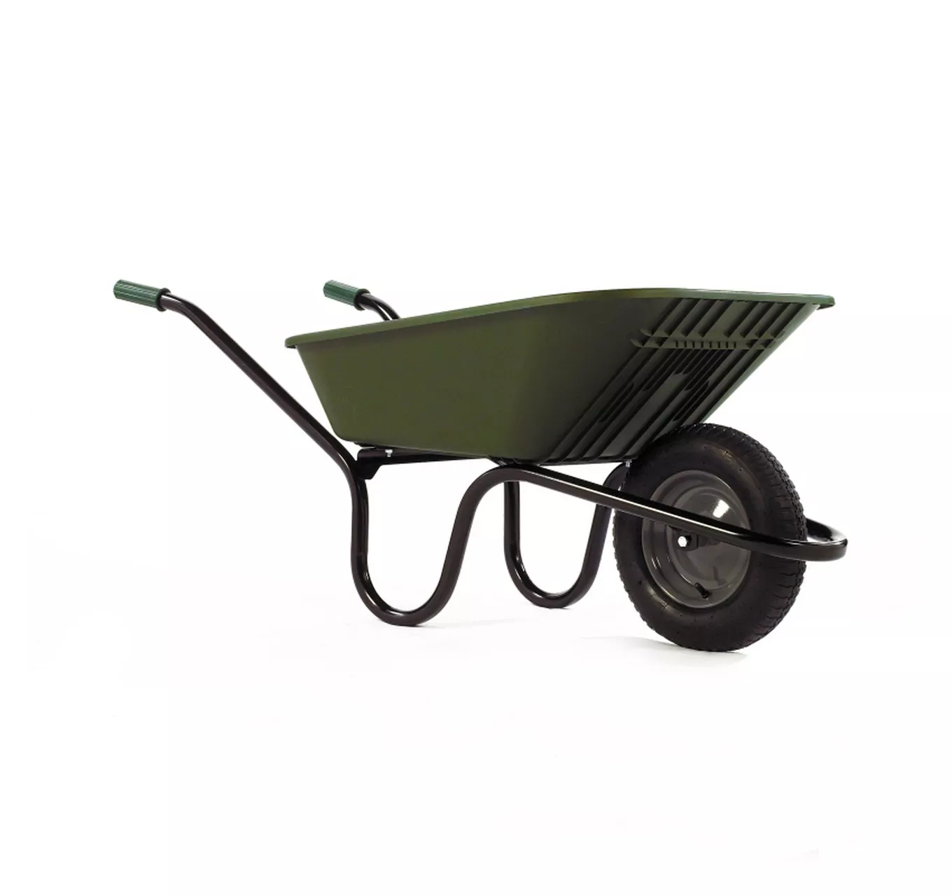 90L GO PolyPro Wheelbarrow Green