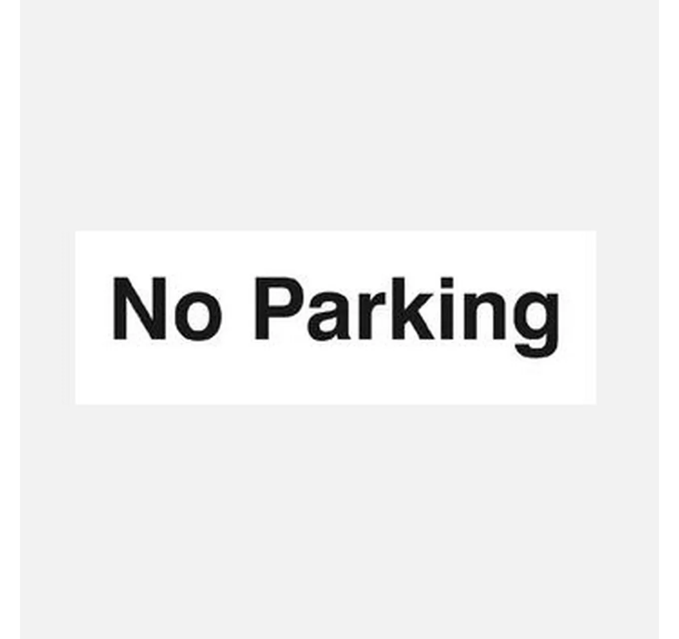 No Parking Sign